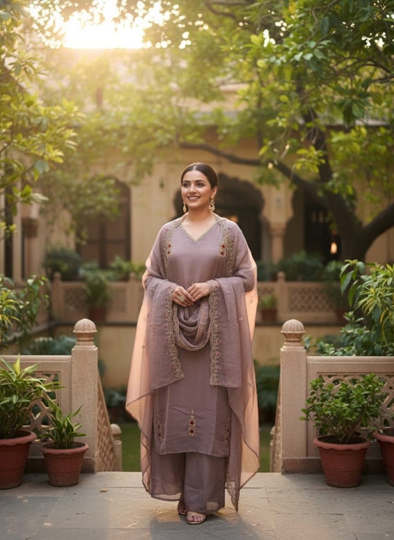 Regal Twilight Embellished Ensemble